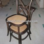 antique wood chair; cross back chair;low back wood dining chair CH02