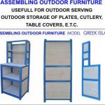 ASSEBLING OUTDOOR FURNITURE FOR outdoor serving GREEK ISLAND