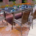 Automatic extension table sets garden furniture outdoor furniture S11003