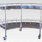 B-47 Medical table,stainless steel fan-shaped table B-47