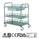 B6 Stainless Steel Medical Hospital Trolleys with CE B6