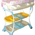 .baby changing bath with 2-side barriers and locking wheels BS-01B