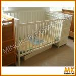 baby crib pine wood furniture wooden crib MK-YEC-20