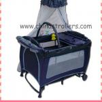 baby playpen with hanging up mosquito net OB819