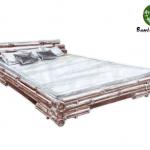 Bamboo Bed, Seperated Top, BD-002 BD-002