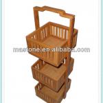 Bamboo Foldable Storage display Rack BR001