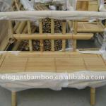 bamboo garden bench without arm garden bench