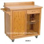 bamboo kitchen trolley DC013