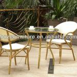 Bamboo like patio furniture, outdoor patio chairs and table, patio bamboo furniture BZ-SB003