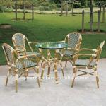 Bamboo Look Rattan Outdoor Furniture Set CS-004