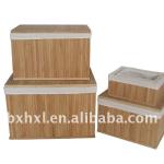 Bamboo Storage bin in living room HXL10-B184 S/5