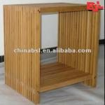 Bamboo storage display shelf and table ZWJ-106