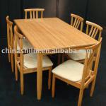 bamboo table and chair