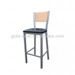 bar chair with soft cushion and steel frame 274