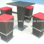 Bar sets with rattan outdoor furniture WYHS-T135