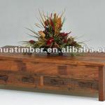 Barnwood Coffee Table with Four Drawers YF01230215