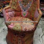 Beautiful Handmade Vintage Chairs in TRIBAL Style Ottomans09