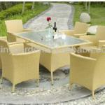 beautiful high quality rattan dining table and chair SG212023