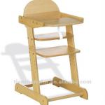 Beautiful Solid Beech Baby High Chair TC8191