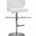 Beautiful swivel PU leather SPA shop stool HG14018