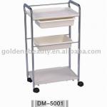 beauty trolley,salon trolley,hair trolley,medical trolley,hand trolley,storage cart,hand truck dm-5001