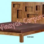 bed,indian wooden furniture,bedroom furniture,bedroom set SV01029