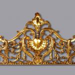 bed room furniture, antique gold home decorative bed rest, antique European furniture F015