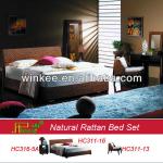 Bedroom Furniture Rattan Bed Design HC311-16