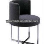 black fabric chair for writting WB-FWC