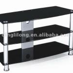 black glass living room TV stand TV-h05201