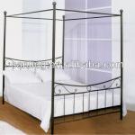 black metal canopy bed Metal  bed - MBD022