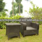 black outdoor hanging set(1 desk+1 chair) 2477