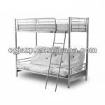 black triple sliver metal bunk bed MBA-21