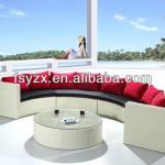 Black waterproof outdoor furniture-cebu poly rattan furniture YS4088