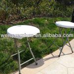 Blow Moulded Metal Leg Folding Stool With Handle FS040