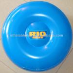 blue inflatable PVC blue seat