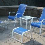 blue leisure chair/lounge chair with pedal 70000 14598