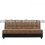 brown colour fabric sofa bed SA051