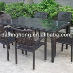 Brown ouside patio table and chair furniture 1900-1001/1900-2001