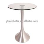 BT-020 metal base glass bar table BT-020