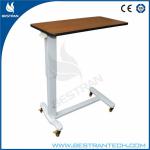 BT-AT004 HOT SALE!!! Height Adjustable hospital wooden Over bed tables Adjustable hospital wooden Over bed tables  BT-AT0