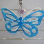 Butterfly-shaped Travel Custom Acrylic Blue Coat Hangers JS-287