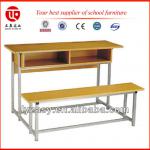 BV Certificate School Desk with Bench Buy School Furniture Table ZA-KZY-51