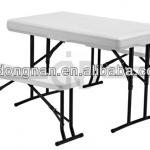 Camp Table with Folding Bench Seats DN-004