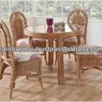 Cane dining table and chairs / Antique Cane Chair