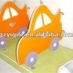 Car shape and lovely kids toilet partition YQL-84628A