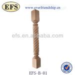 carved wood twist leg,classical wood island EFS-B-01