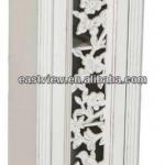 cd rack white mdf carved door antique furniture dvd storage wood 12EV1010