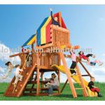 CE Happy wood baby swing for children LYWP1004