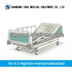 CE,ISO approved hospital bed with three functions FA-6